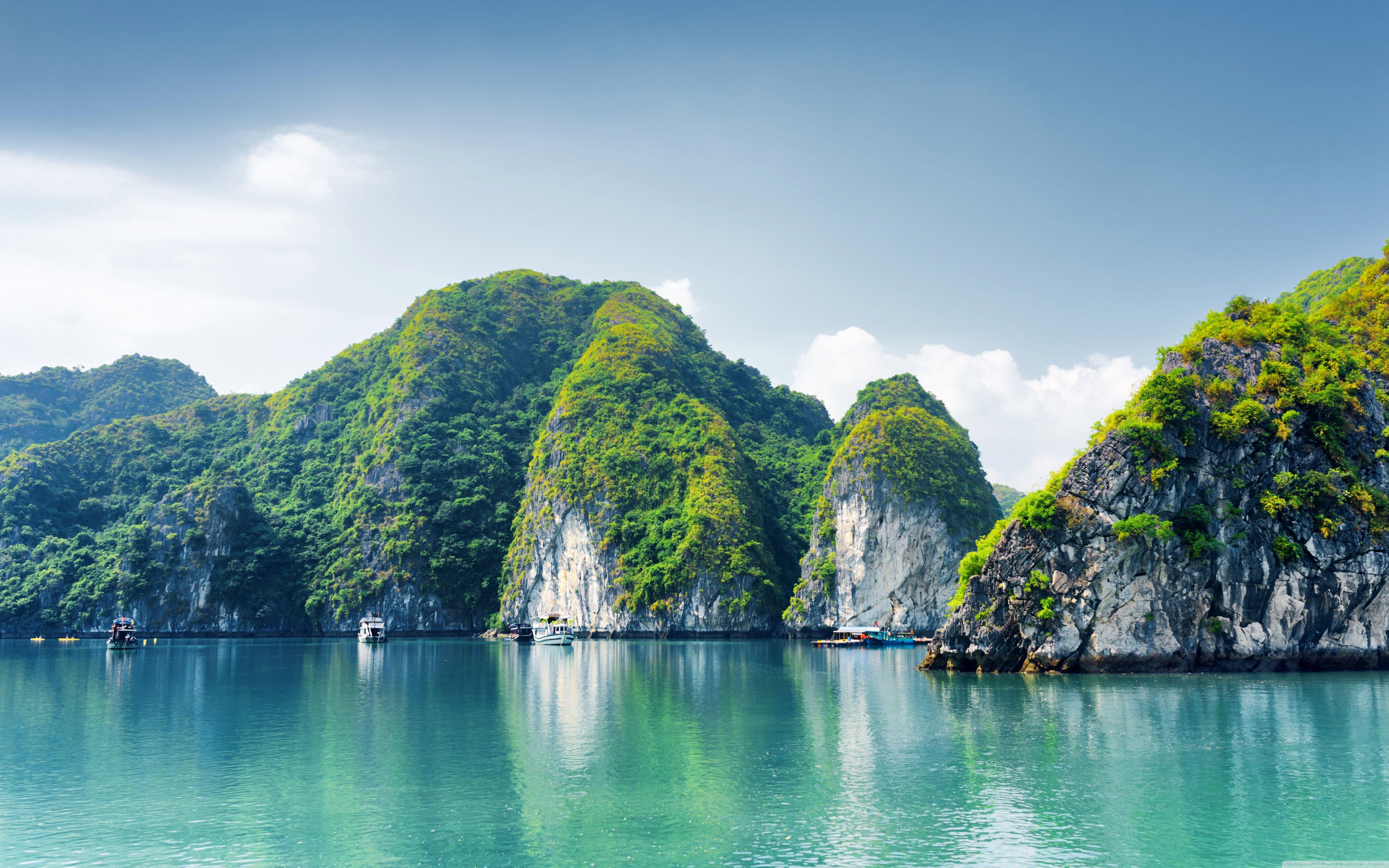 Vietnam - Limestone cliffs